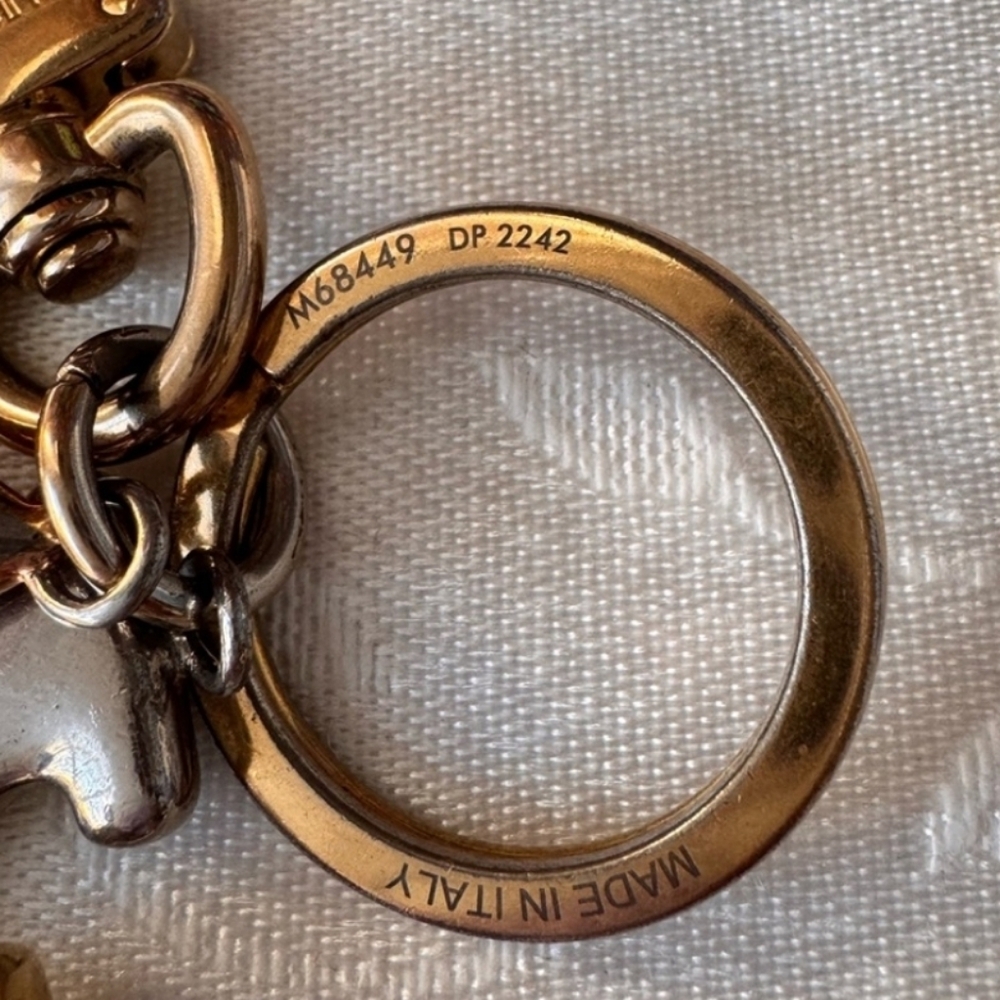 Louis Vuitton Gold and Silver Keychain - Picture 2 of 4